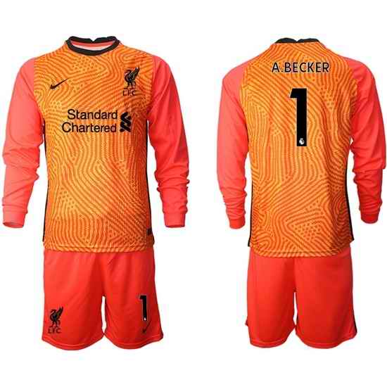 Men Liverpool Long Sleeve Soccer Jerseys 530
